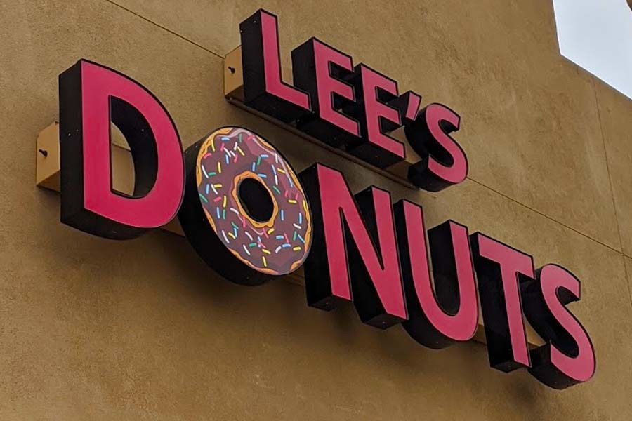 Channel Letter Sign with Donut, by www.angelgomezsigns.com